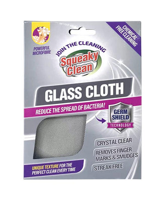 Mircrofibre Glass Cleaning Cloth - Germ Shield Technology