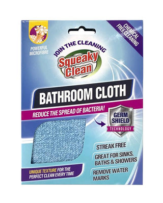 Mircrofibre Bathroom Cleaning Cloth - Germ Shield Technology