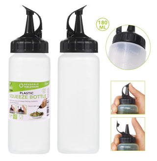 180ML Mini Plastic Multi-Function Squeeze Bottles
