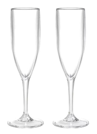 Acrylic Plain Series Plastic Reusable Champagne Flute 160ml
