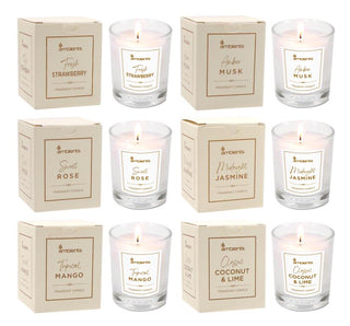 Scented Candle In Glass Jar - 6.2CM X 7.3CM