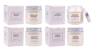 Decorative Scented Candle Glass Screw Top Jar (100G)
