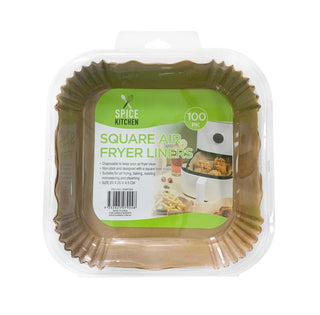 100PK Air Fryer Liners - Square Series