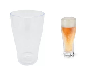 Acrylic Plain Series Plastic Reusable 450ML Beer Glass