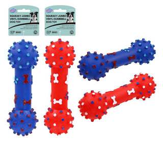 Jumbo Vinyl Dumbell Dog Toy