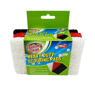 3PK Heavy Duty Scouring Pads
