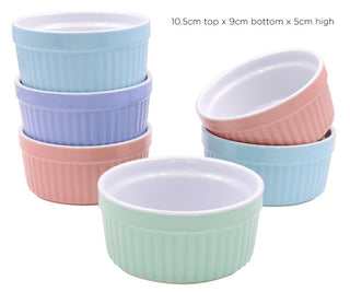 Ceramic Ramekin-Pastel Coloured Series-10.5CM x 5CM x 9CM