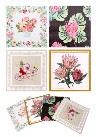 20PK 3PLY Napkins - 33CM x 33CM - Series #3