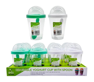 Re-usable Yoghurt Cup with Spoon