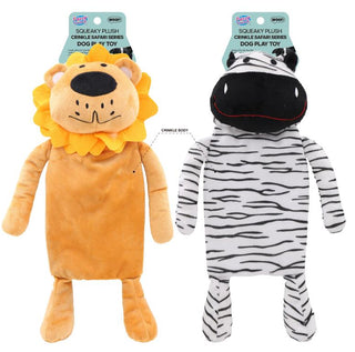 Plush Crinkle Safari Series Dog Toy - 25CM x 35CM