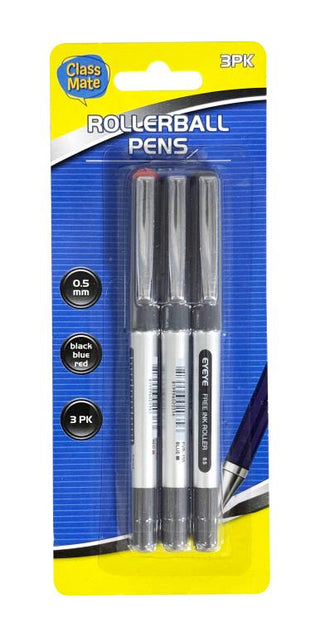 3PK Premium Roller Pens