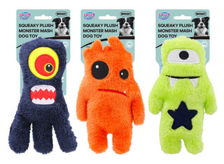 Plush Monster Mash Dog Toy -12.5CM X 20CM