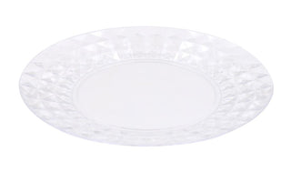 Acrylic Plastic Reusable Large Plate -26.2CM X 2.4CM