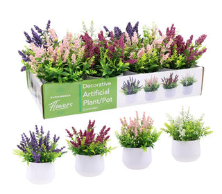 Decorative Artifical Plant/Pot - Display Box Series - Lavender