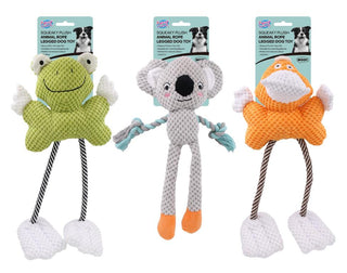 Squeaky Plush Animal Legged Dog Toy - 40CM X 14CM