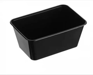 Genfac' 1000ml Rectangular Container Black(500pcs/CTN)
