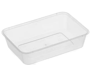 Genfac' 500ml Rectangular Container Clear (500pcs/CTN)