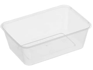 Genfac'  900ml Rectangular Container Clear (500pcs/CTN)