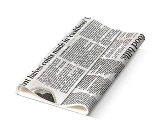 Greaseproof Paper 1/2 Cut News Prt 800
