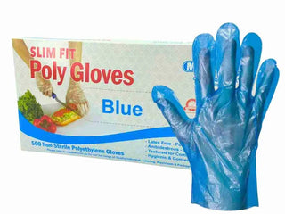 LDPE Blue Gloves Medium 500pcs