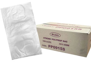 230 x 380mm PP Bags 1000pcs