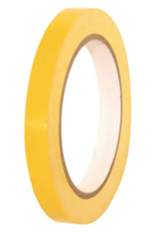 12 Roll PVC Tape Yellow 12mm x 66m