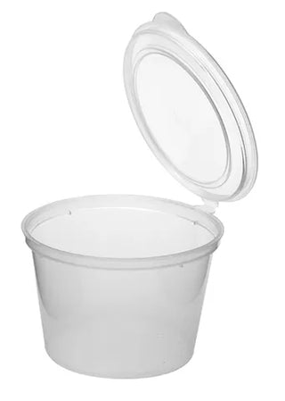 70ml PP Sauce Cup with Hinged Lid (1000pcs/CTN)