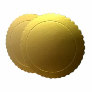 Cake Board Scall/Gold 11.5"