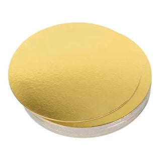 14" Masonite Round Cake Board Gold