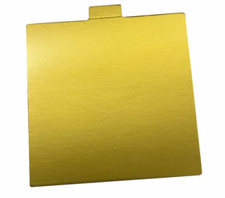 Cake Board Square 3.5" Gold