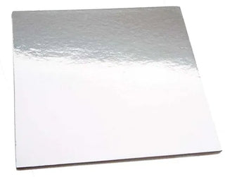Cake Board Square  11" Silver