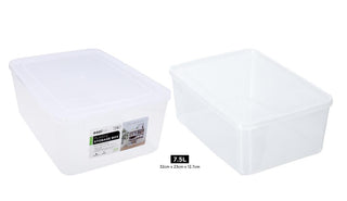 Plastic Storage Box With Lid - 7.5 LITRE