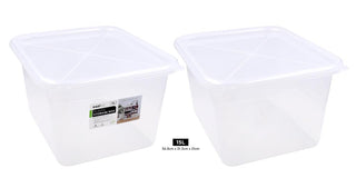 Plastic Storage Box With Lid - 15 LITRE