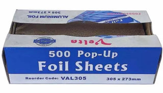 Velta'  Pop Up Foil Sheets Silver (305x273mm) 13um 500shts