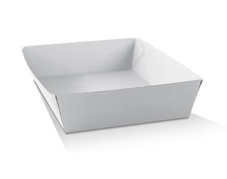 White Corrugated Tray / XL 100pc/ctn